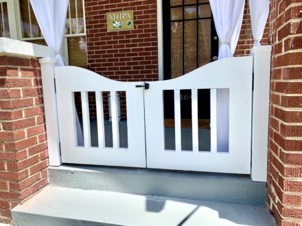 Custom Cedar Front Porch Gate