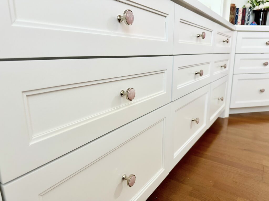 Custom Home Office Base Cabinets with Drawers