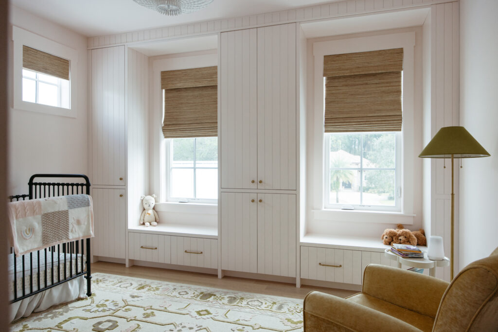 Kids Bedroom Builtins with benches