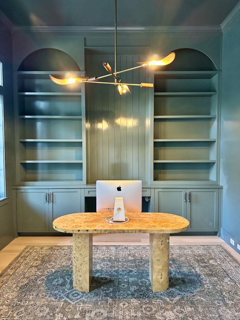 Custom Arched Office Cabinets