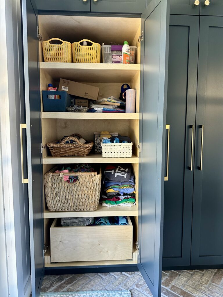Dropzone Cabinet with Shelving and Drawers
